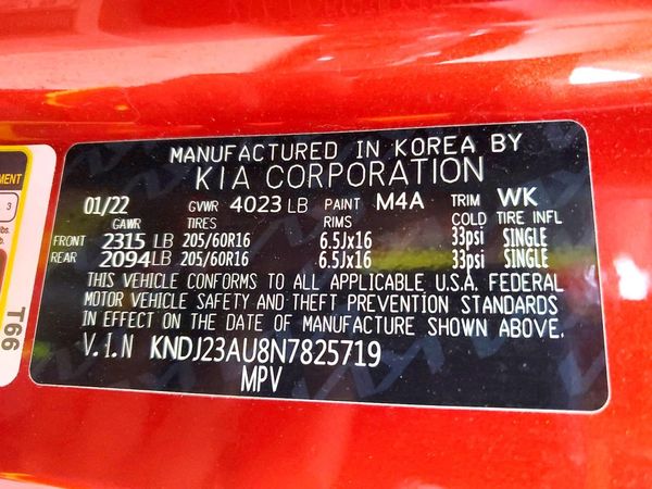 2022 KIA SOUL LX, S, X Line