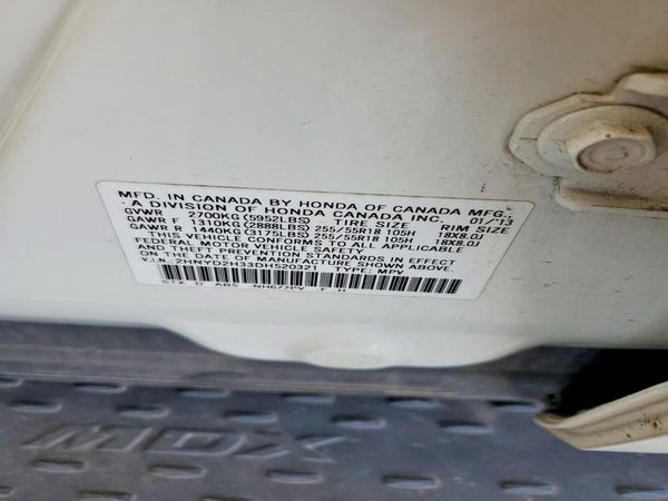 2013 ACURA MDX Tech