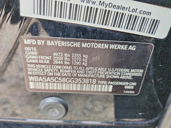 2016 BMW 528