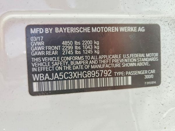 2017 BMW 530