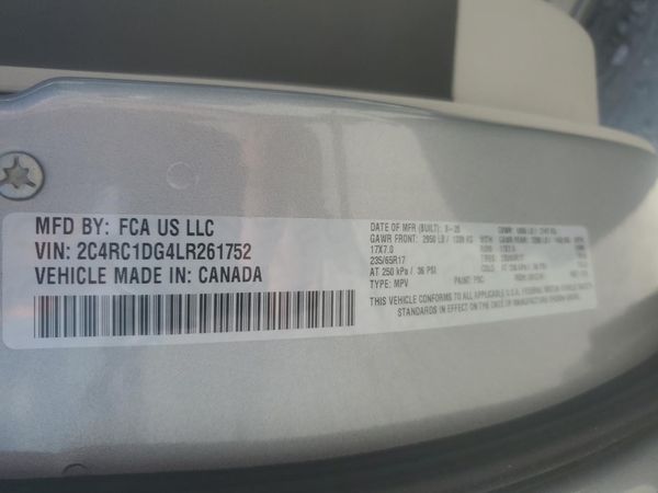 2020 CHRYSLER VOYAGER