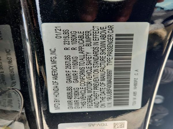 2021 ACURA TLX TLX TECH