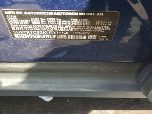 2019 BMW X3 sDrive30i