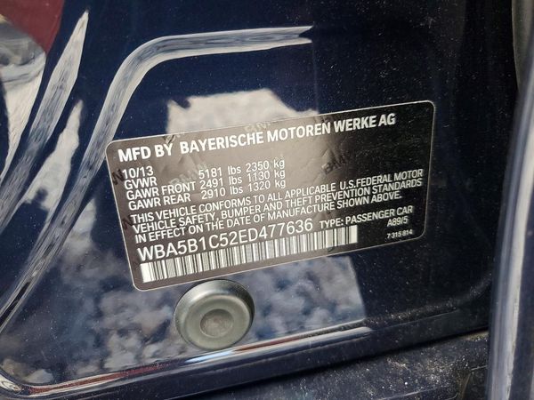 2014 BMW 535