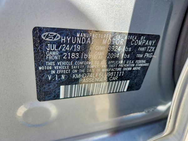 2020 HYUNDAI ELANTRA