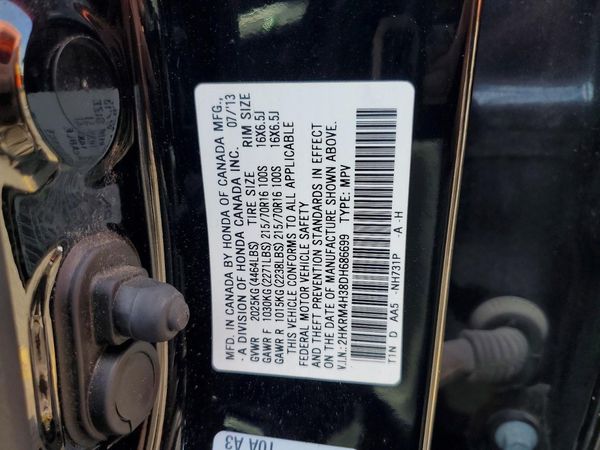 2013 HONDA CRV LX