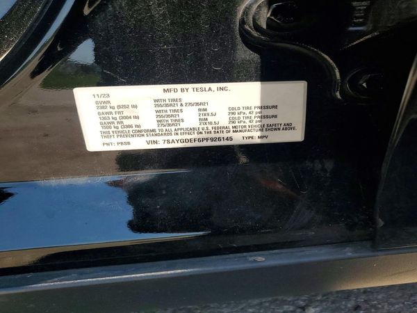 2023 TESLA MODEL Y
