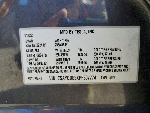 2023 TESLA MODEL Y