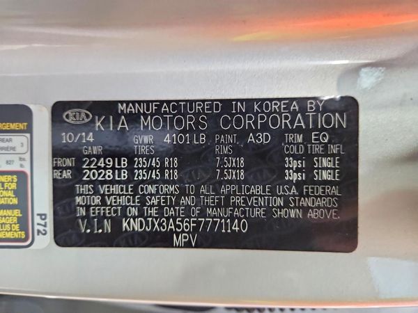 2015 KIA SOUL TOP (High)