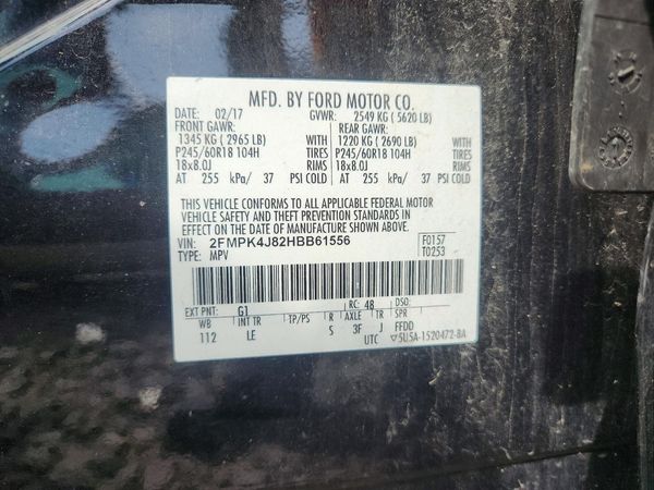 2017 FORD EDGE SEL