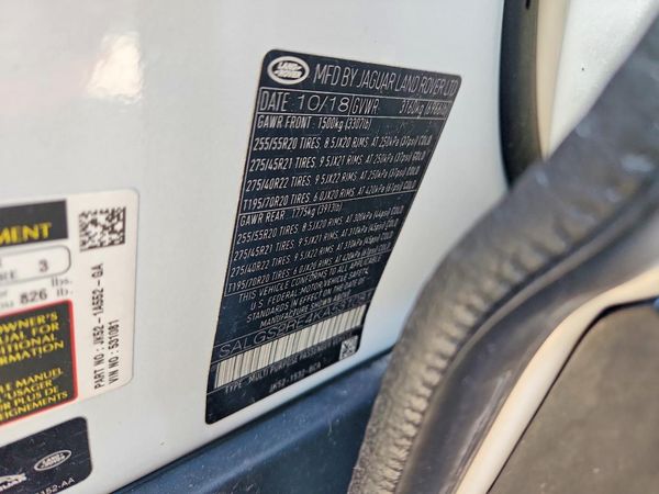 2019 LAND ROVER RANGE ROVER Supercharged