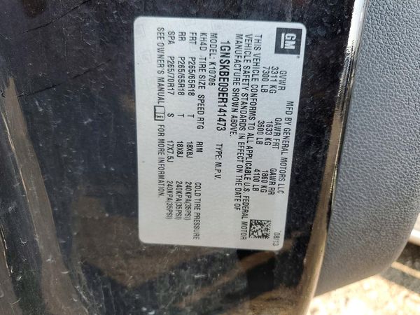 2014 CHEVROLET TAHOE LT — VINS
