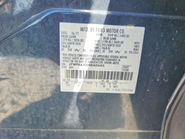 2022 FORD EDGE SEL