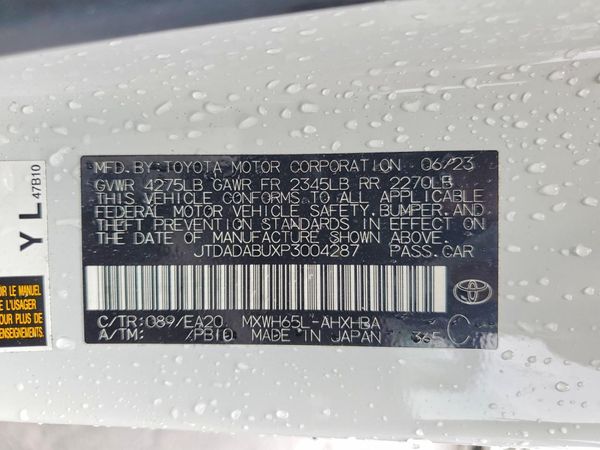 2023 TOYOTA PRIUS