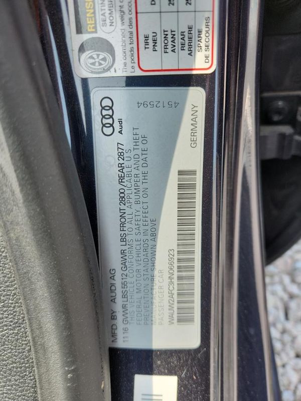 2017 AUDI A7 quattro Prestige