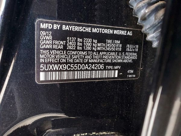 2013 BMW X3 xDrive28i