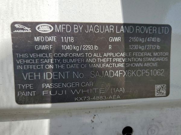 2019 JAGUAR XE