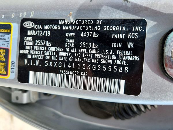 2019 KIA OPTIMA