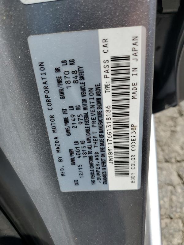 2016 MAZDA 3
