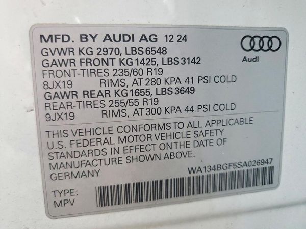 2025 AUDI Q6 E-TRON