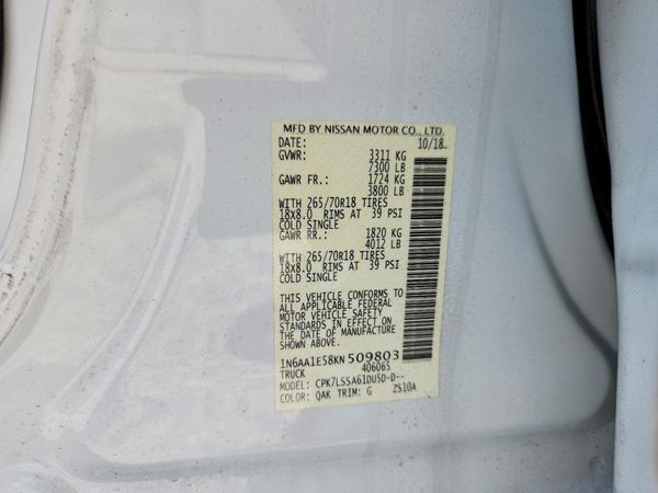 2019 NISSAN TITAN