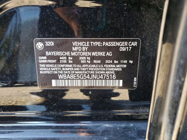 2018 BMW 320 xDrive SA
