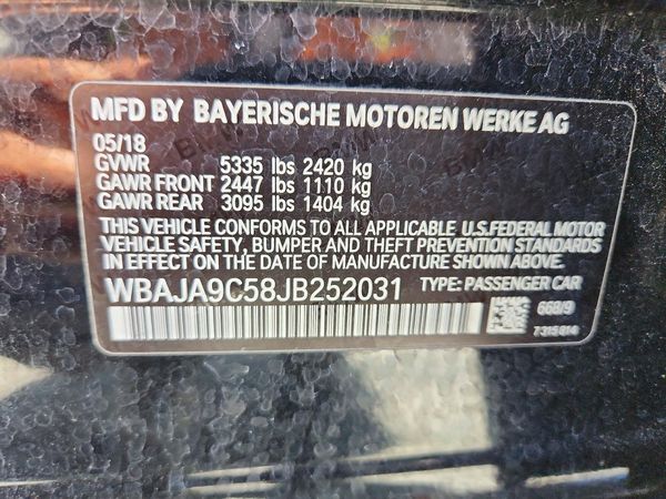 2018 BMW 530E