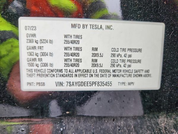 2023 TESLA MODEL Y