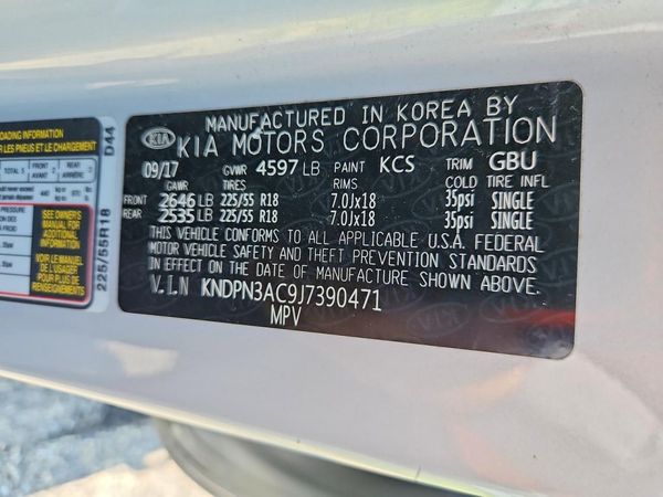 2018 KIA SPORTAGE QL