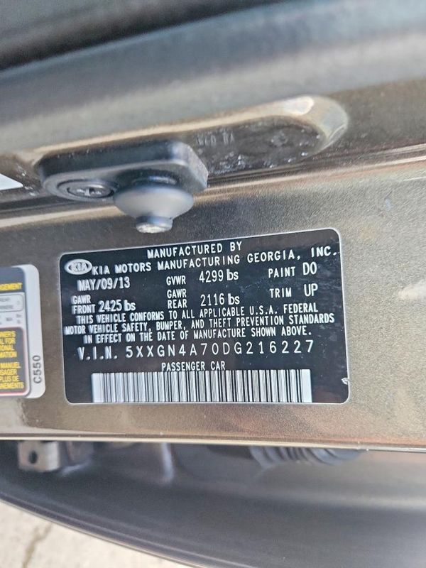 2013 KIA OPTIMA EX