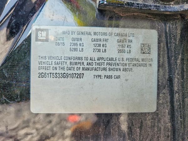 2016 CADILLAC XTS Platinum Edition