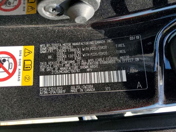 2019 LEXUS RX 350
