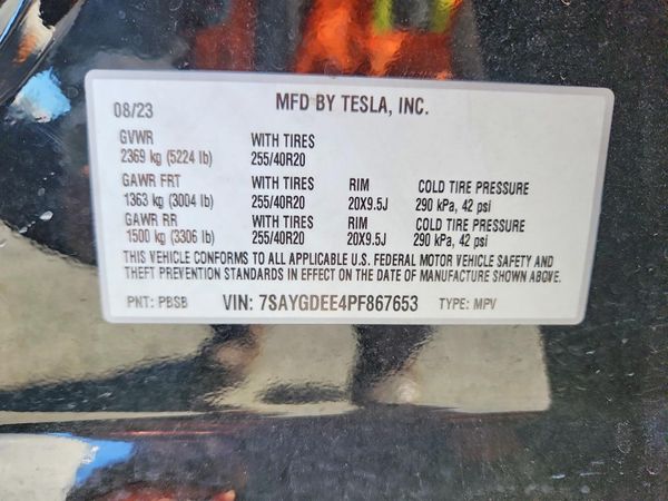 2023 TESLA MODEL Y