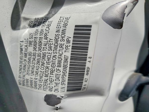 2022 HONDA PILOT EXL