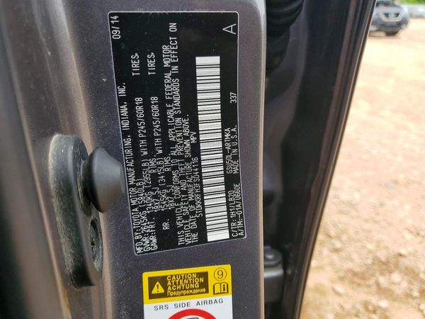 2015 TOYOTA HIGHLANDER Base/Hybrid