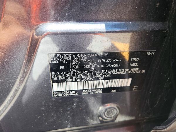 2015 TOYOTA RAV4
