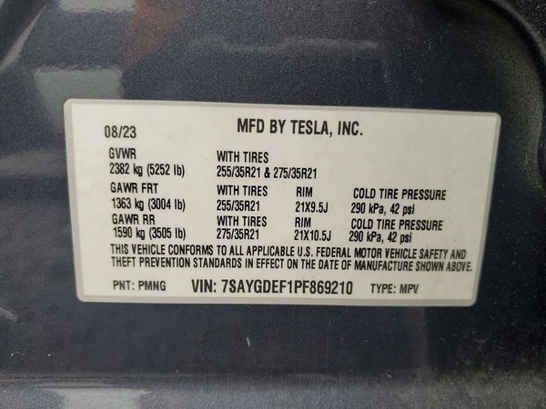 2023 TESLA MODEL Y