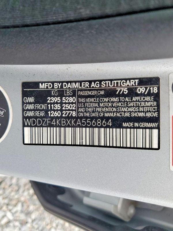 2019 MERCEDES-BENZ E
