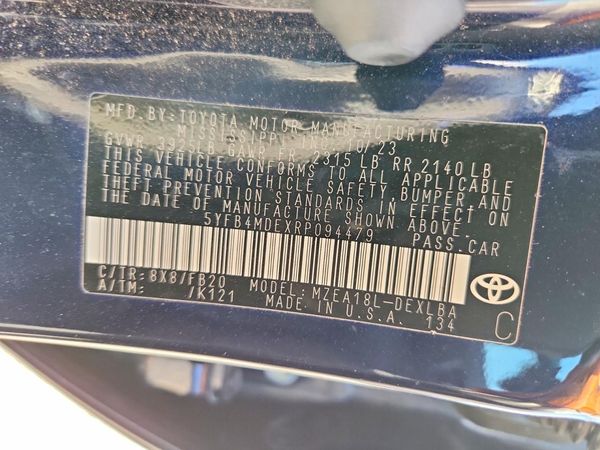 2024 TOYOTA COROLLA