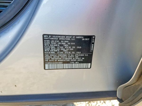 2018 VOLKSWAGEN ATLAS SEL
