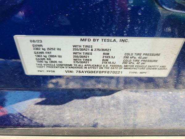 2023 TESLA MODEL Y
