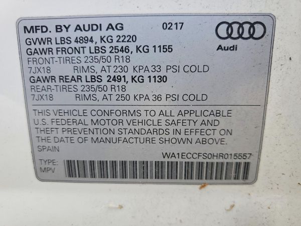 2017 AUDI Q3