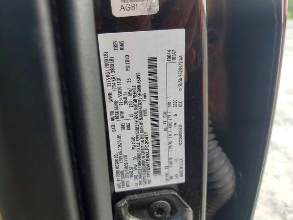 2020 FORD F150