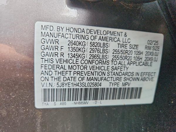 2025 ACURA MDX SH-AWD Technology