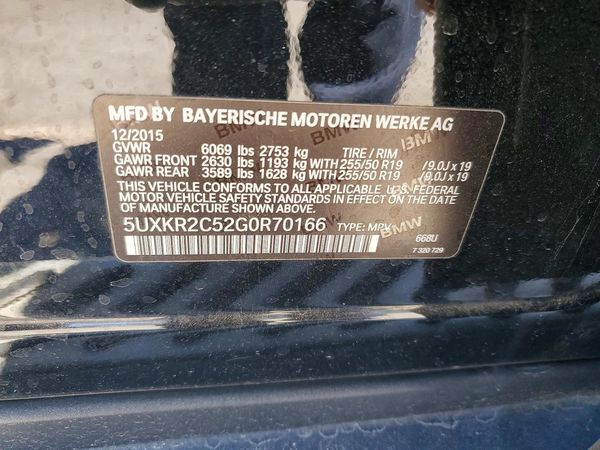2016 BMW X5 sDrive35i