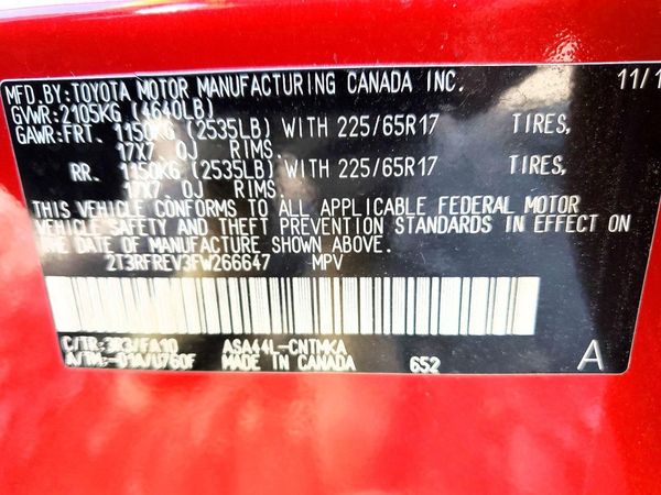 2015 TOYOTA RAV4 XLE (M Grade)