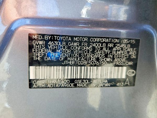2015 LEXUS IS 250