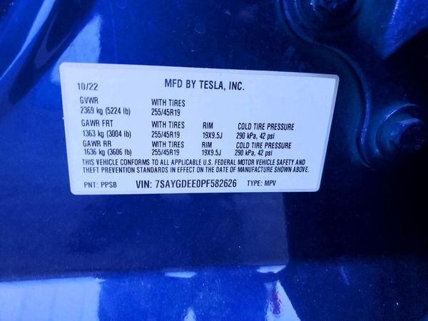 2023 TESLA MODEL Y