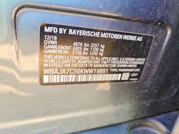2019 BMW 530 xDrive