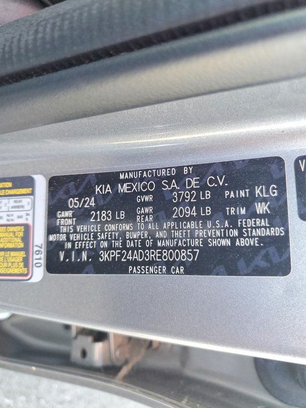 2024 KIA FORTE